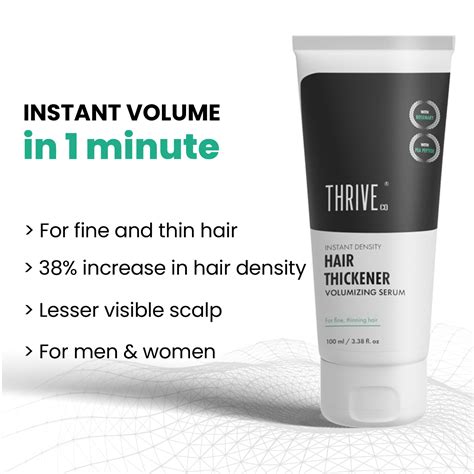 Thriveco Hair Thickener Volumizing Serum 100ml For Men And Women