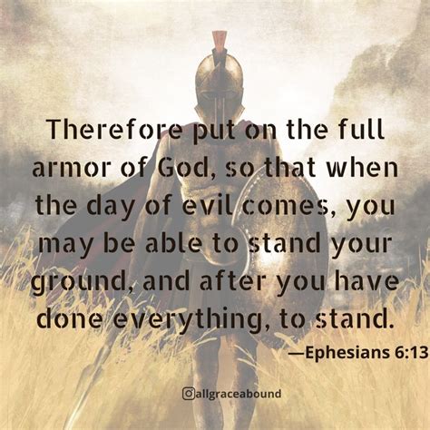 Ephesians 613 Evangelism Quotes Quotes About God Armor Of God