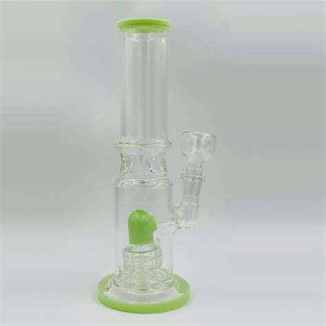 8 Straight Up Tube Showerhead Perc Glass Bong Nimbus Imports