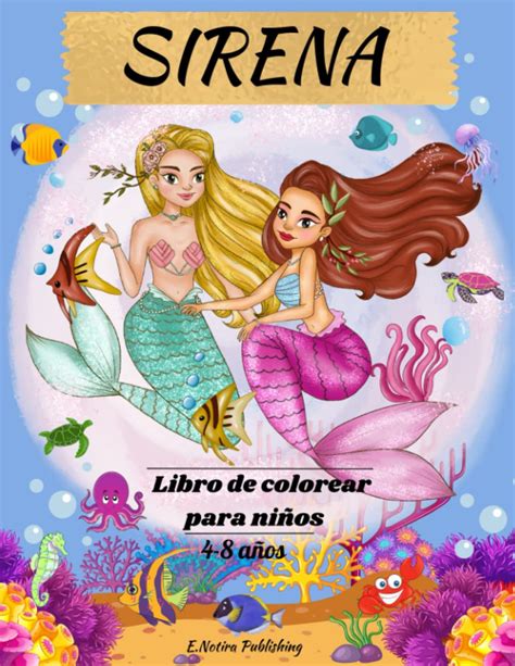 Buy Sirena Libro De Colorear Para Ni Os A Os Incre Ble Libro Para