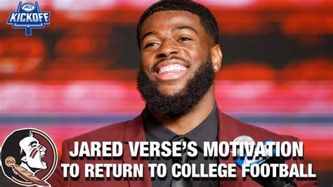 Jared Verse's Motivation For Returning To College Football | 2023 ACC Kickoff - Win Big Sports