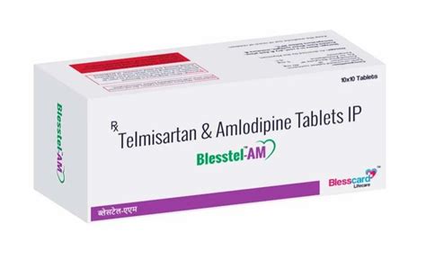 Telmisartan 40 Mg Amlodipine 5mg Tablets At Rs 850 Box Amlodipine