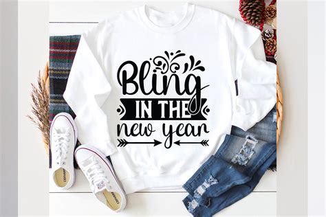 Bling In The New Year SVG Design Bling In The New Year SVG Cut File