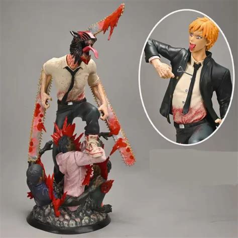 Anime Chainsaw Man Contracting Denji Pochita Model Figure No Box Cm