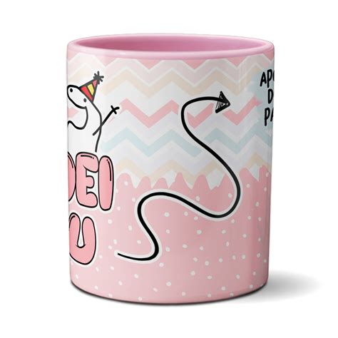 Caneca Flork Parabéns Rep Bardei Tiu Iu Qr Code Aniversário Minha Caneca