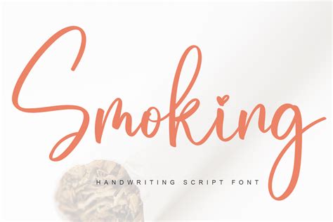 Smoking Font By Black Line · Creative Fabrica