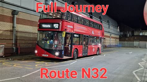 Full Journey On London Bus Route N To Victoria Lt Youtube