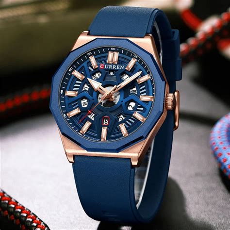 Ripley RELOJ CURREN HOMBRE ANÁLOGO DEPORTIVO KRED8504 ORIGINAL AZUL