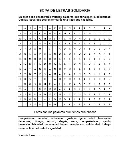 Sopa De Letras Dificiles De Valores Imagui