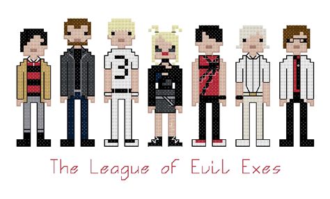 Scott Pilgrim: League Of Evil Exes themed counted cross stitch kit ...