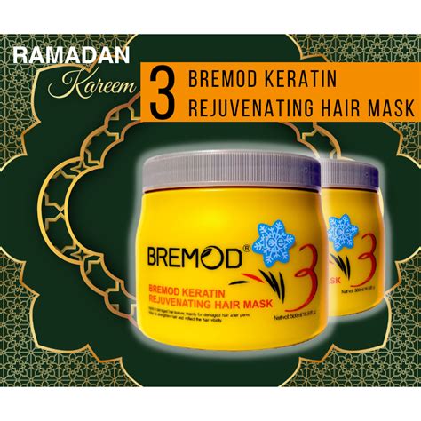 Bremod Keratin No Rejuvenating Hair Mask G Shopee Malaysia