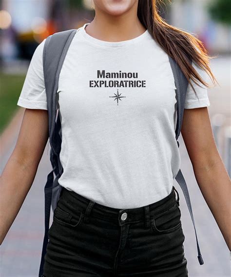 T Shirt Maminou Exploratrice Pour Femme