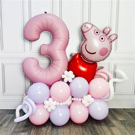 Peppa Pig Number Balloon Display