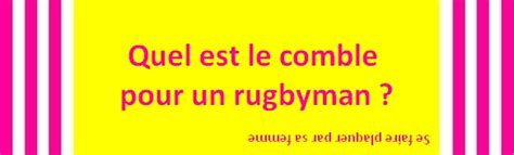 Blague Carambar : Le comble du rugbyman | Devinette du Jour