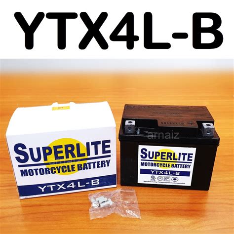 Superlite Motorcycle Battery By Motolite N L B N L B Ytx L B L L