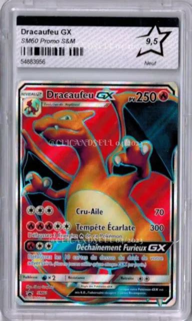 CARTE POKÉMON PCA Dracaufeu GX SM60 Promo 9 5 EUR 251 39 PicClick FR