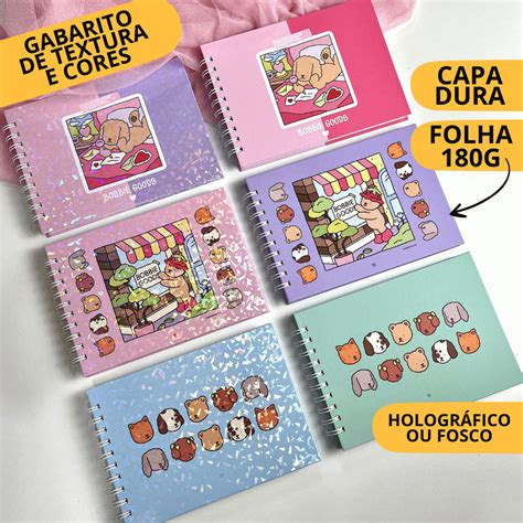Bobbie Goods Capa Colorida - Bobbie Goods Livro de Colorir 180G - Capa Dura - Vários Modelos ...