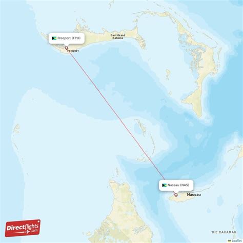 Direct Flights From Nassau To Freeport Nas To Fpo Non Stop