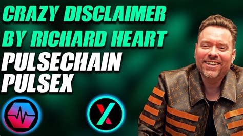 PulseChain PulseX CRAZY Disclaimer By Richard Heart WTH YouTube