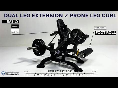 Proformance Plus Plate Loaded Dual Leg Extension Prone Leg Curl YouTube