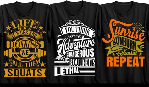 Create Amazing Typography And Custom Graphic T Shirt Design By