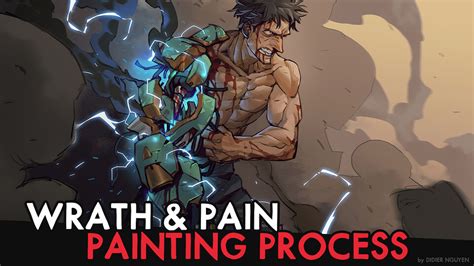 PAINTING PROCESS - WRATH & PAIN By Didier Nguyen