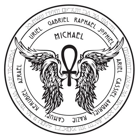 Pin By Nic On Books Worth Reading Angelic Symbols Archangel Tattoo