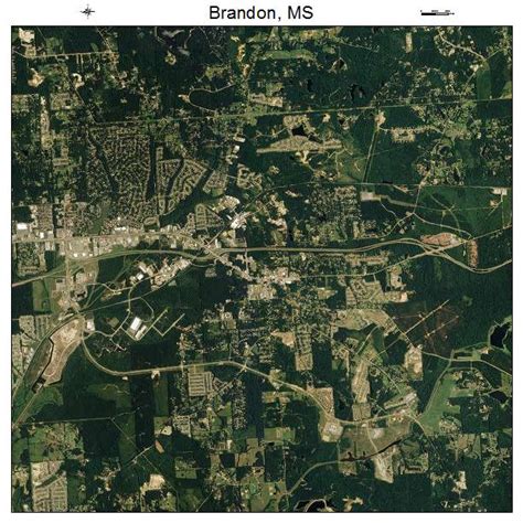 Aerial Photography Map of Brandon, MS Mississippi