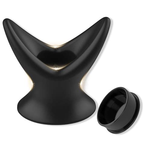Amazon AMAZBEE Hollow Anal Plugs For Couples Anal Dilator Silicone Vaginal Stretcher For