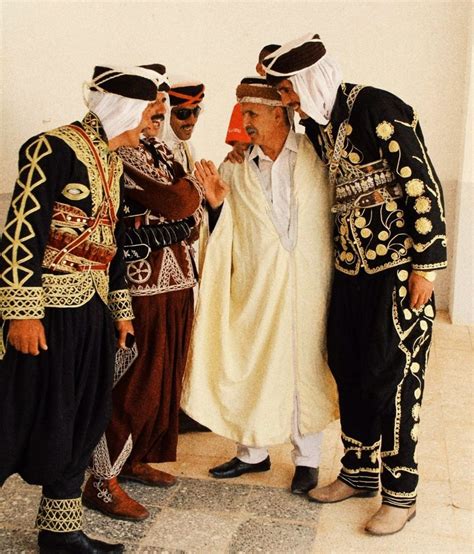 Men In Traditional Algerian Attires From Tébessa 🇩🇿 Algerian Djabadouli