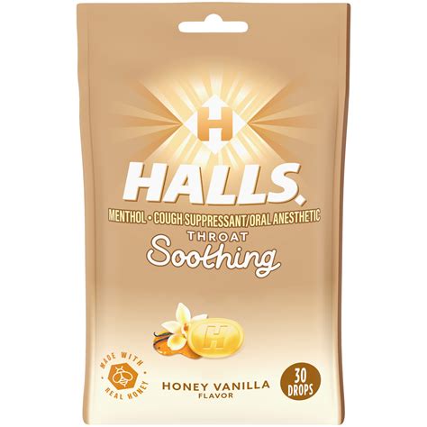 Halls Triple Soothing Action Cough Drops 200 Count Cherry