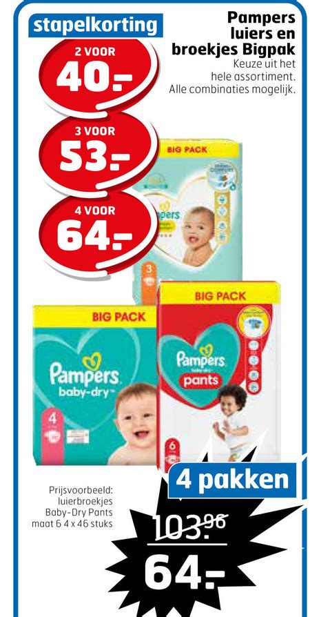 Pampers Luierbroekjes Luiers Folder Aanbieding Bij Trekpleister Details