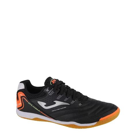 Joma Erkek Futsal Maç Ayakkabı Maxima 2301 Black Orange Indoor Maxs2301In