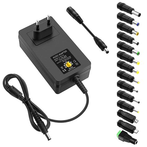 Alitove Einstellbar Netzteil W Universal Ac Dc Netzadapter V