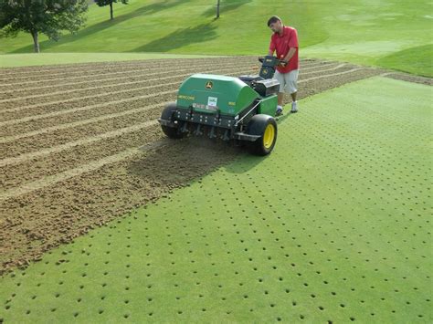 Lgcc Golf Maintenance Greens Aerification Complete