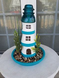 12 Clay Pot Lighthouse Ideas Clay Pot Lighthouse Terra Cotta Pot