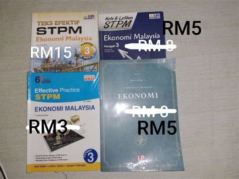 Stpm Ekonomi Sem Hobbies Toys Books Magazines Textbooks On