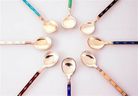 sterling demitasse spoons  stdibs sterling silver demitasse spoons