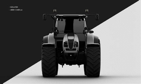 Premium Psd Isolated Realistic Matte Grey Metal Skidsteer Loader From