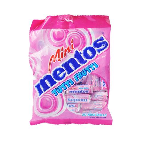 Mentos Mini Roll Candy Tutti Frutti 10g X 20s