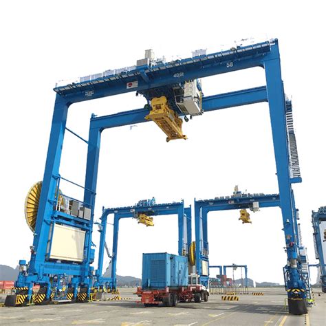 Double Girder Ton Mobile Port Rubber Type Container Gantry Crane