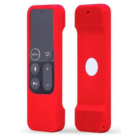 Rouge Juste De Protection En Silicone Color Pour T L Commande Apple