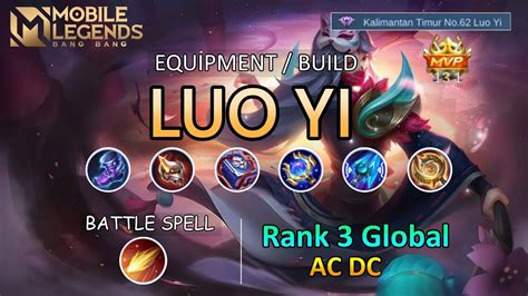 20 Kills Luo Yi Insane Burst Damage Top 3 Global Luo Yi AC DC