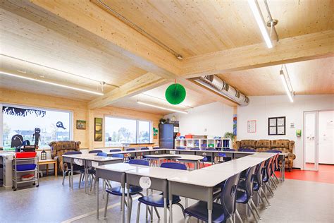 Un Concept Innovant De Salles De Classe Modulaire En Bois Massif Voir