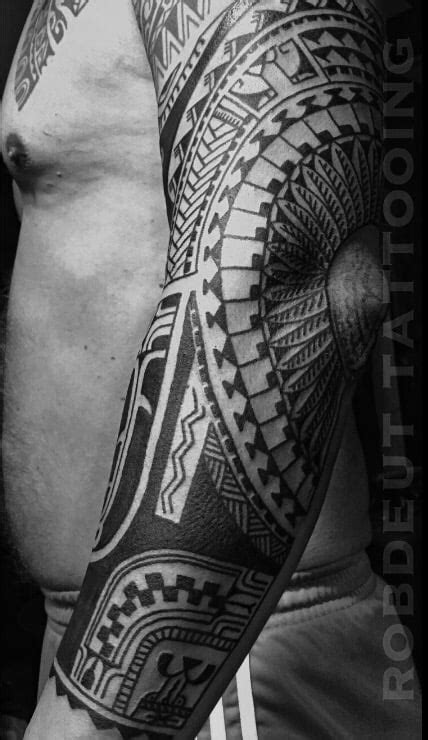 Polynesian Tattoos Rob Deut TheSeventhSenseTattoos