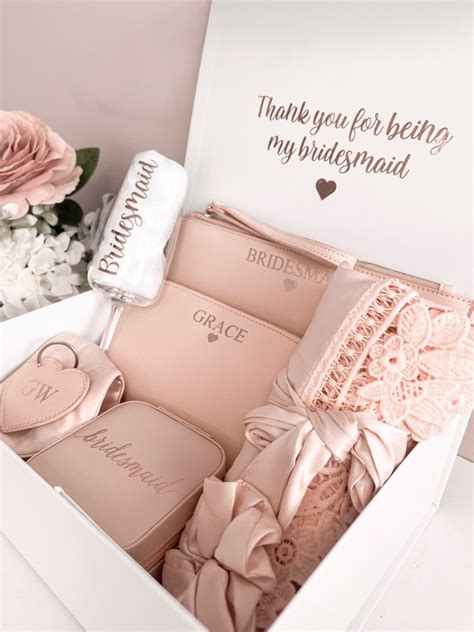 Bridesmaid T Box Pre Filled Bridal Party T Set Etsy