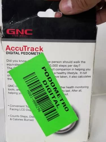 Accutrack Podometro Digital Gnc Caja E Instructivo Buen Edo En Venta