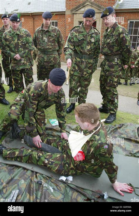 The Prince Of Wales At Bulford Barracks Stock Photo Alamy