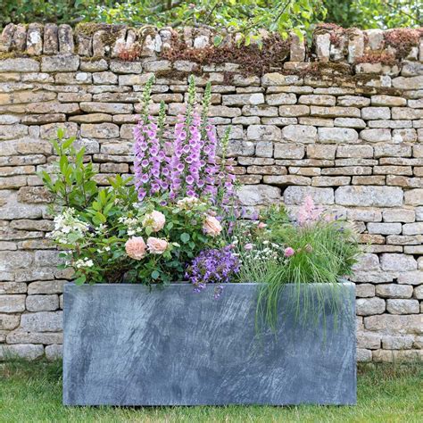 Galvanised Rockingham Trough Planter - Etsy