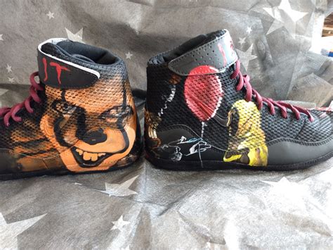 Custom Wrestling Shoes Sneakers And Roller Skates Etsy